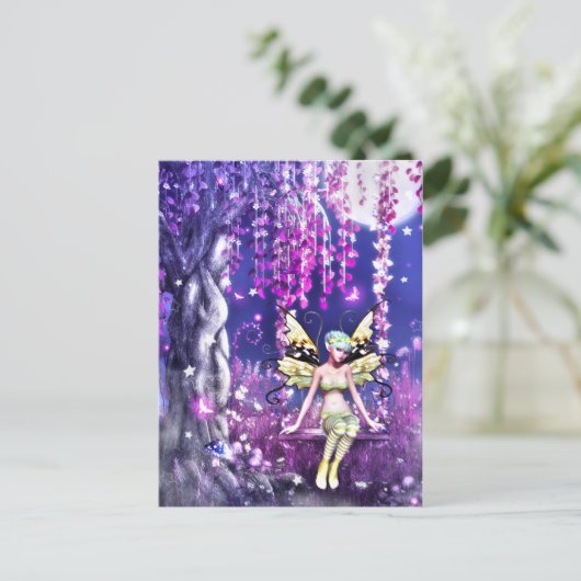 Flüstern der Mönchsfliege Postkarte (Stehend Vorderseite)