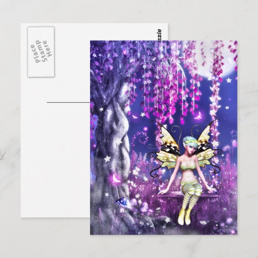 Flüstern der Mönchsfliege Postkarte (Vorne/Hinten)