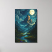 Flüstern der Mondlicht-Vale Canvas Print Leinwanddruck (Vorderseite)