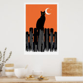 Flüstern der Nacht Poster (Küche)