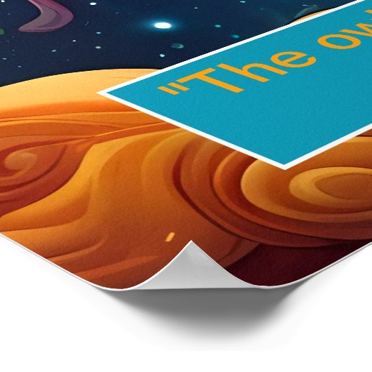 Flüstern der Nacht Poster (Ecke)