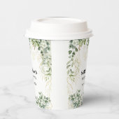 Flüstern der Natur: Botanisches Bliss-Brautparty Pappbecher (Links)