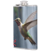 "Flüstern der Natur: Hummingbird, Wasserfall Flachmann (Links)