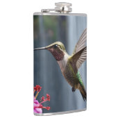 "Flüstern der Natur: Hummingbird, Wasserfall Flachmann (Rechts)