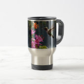 "Flüstern der Natur: Hummingbird, Wasserfall Reisebecher (VorderseiteRechts)