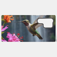 "Flüstern der Natur: Hummingbird, Wasserfall,