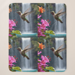 "Flüstern der Natur: Hummingbird, Wasserfall Sherpadecke