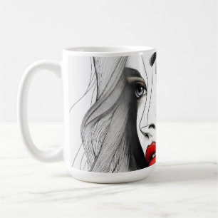 Flüstern der Natur - Weibliche Schönheit im Blut Kaffeetasse