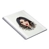 Flüstern der Natur - Weibliche Schönheit im Blut Notizblock (Rechte Seite)