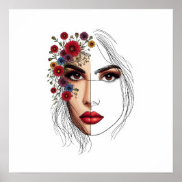 Flüstern der Natur - Weibliche Schönheit im Blut Poster