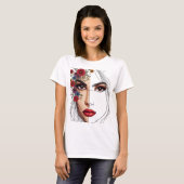 Flüstern der Natur - Weibliche Schönheit im Blut T-Shirt (Vorne ganz)