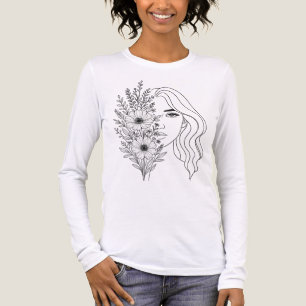 Flüstern der Natur - Weibliche Schönheit im Blut Tri-Blend Shirt
