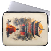 Flüstern der Pagode Laptopschutzhülle (Vorderseite)