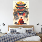 Flüstern der Pagode Leinwanddruck (Insitu (Schlafzimmer))