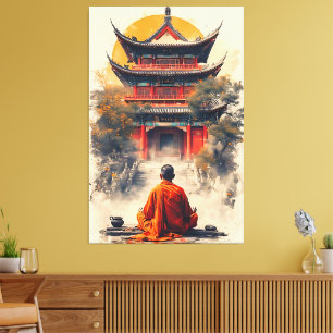 Flüstern der Pagode Leinwanddruck