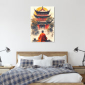 Flüstern der Pagode Leinwanddruck (Insitu (Schlafzimmer))