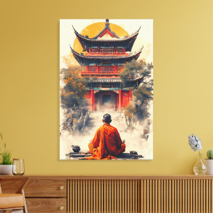 Flüstern der Pagode Leinwanddruck