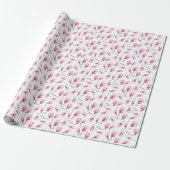 Flüstern der rosa Magnolie Geschenkpapier (Ungerollt)