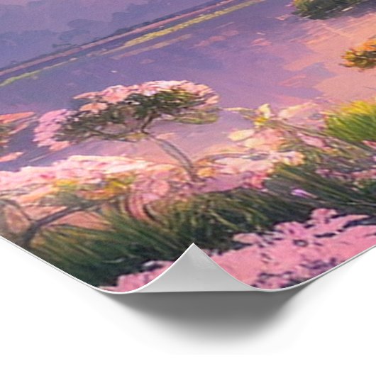 Flüstern der rosa Twilight Poster (Ecke)