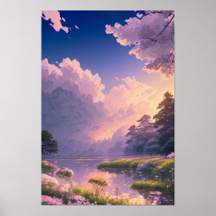 Flüstern der rosa Twilight Poster