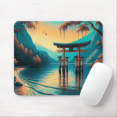 "Flüstern der Ruhe: Das Geistertor" Mousepad (Mit Mouse)