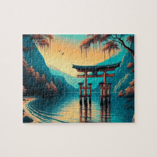 "Flüstern der Ruhe: Das Geistertor" Puzzle (Horizontal)