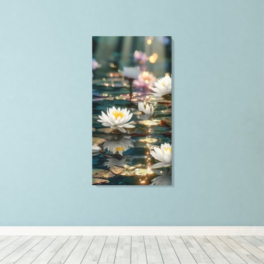 Flüstern der Ruhe Leinwanddruck (Insitu (Holzboden))