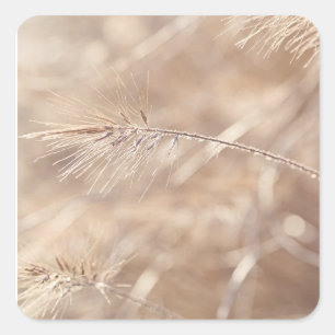 "Flüstern der Schönheit der Natur" Quadratischer Aufkleber