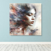 Flüstern der Stille: Eine Vision der Gnade Leinwanddruck (Insitu (Holzboden))