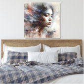 Flüstern der Stille: Eine Vision der Gnade Leinwanddruck (Insitu (Schlafzimmer))