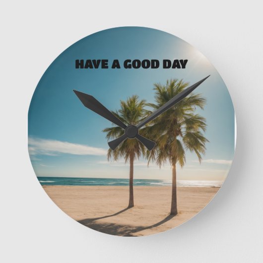 "Flüstern der Stille" Mauer Runde Wanduhr (Vorderseite)