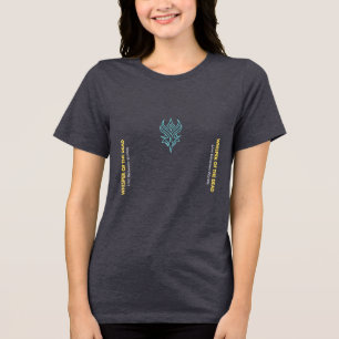 "Flüstern der Toten" Gothic Damen T-Shirt Tri-Blend Shirt