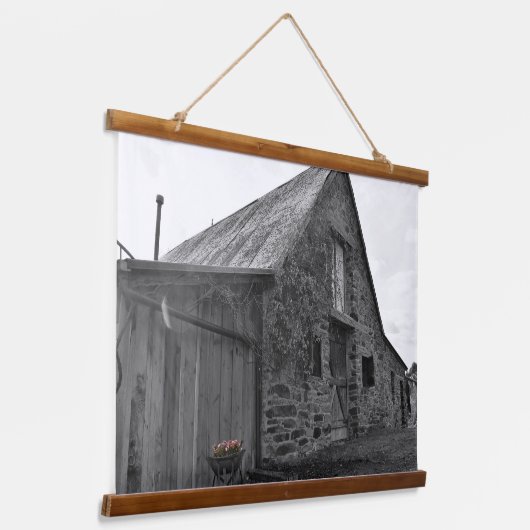 Flüstern der Vergangenheit Wandteppich Mit Holzrahmen (Gewinkelt)