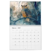 Flüstern der Wälder – Waldtiere in Aquarell Kalender (Feb 2027)