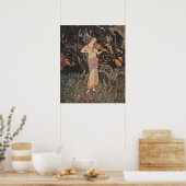 Flüstern der WaldVioline von Edmund Dulac Poster (Küche)
