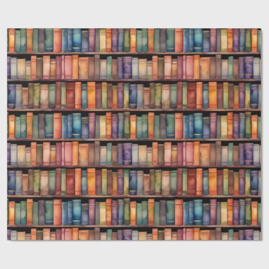 Flüstern der Weisheit in Wasserfarbenhügeln Geschenkpapier (Flach)