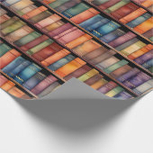 Flüstern der Weisheit in Wasserfarbenhügeln Geschenkpapier (Ecke)