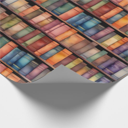 Flüstern der Weisheit in Wasserfarbenhügeln Geschenkpapier (Ecke)