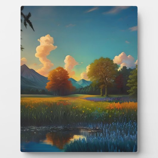 Flüstern der wilden Wiese Fotoplatte (Vorderseite)