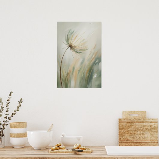 Flüstern der Zeit Poster (Küche)