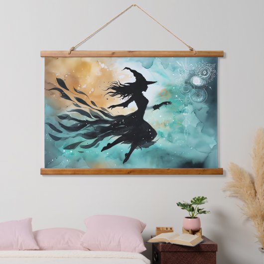 Flüstern des Äther Wandteppich Mit Holzrahmen (Schlafzimmer)