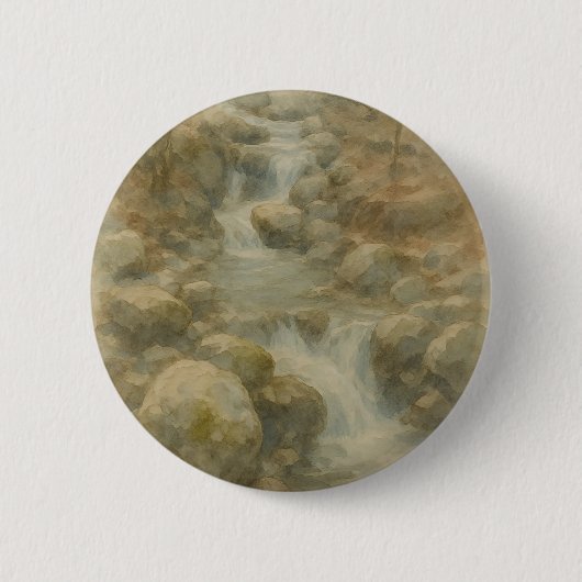 Flüstern des Bachs Button (Vorderseite)
