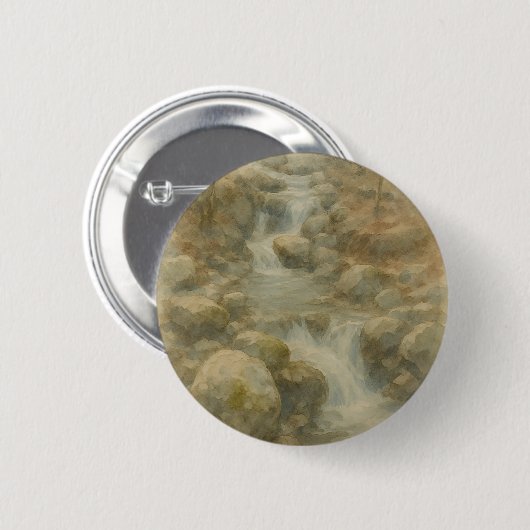 Flüstern des Bachs Button (Vorne & Hinten)