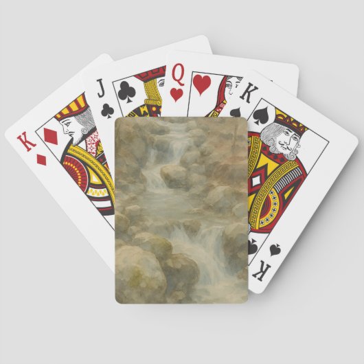 Flüstern des Bachs Spielkarten (Rückseite)