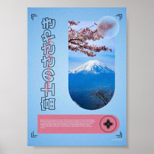 Flüstern des Fuji – Mount Fuji & Sakura Poster