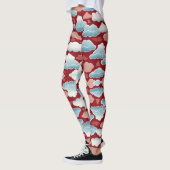 Flüstern des Himmels: Ein chinesisches Wolkenmuste Leggings (Links)