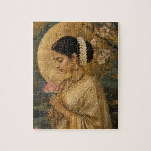 Flüstern des Lotus Puzzle (Vertikal)