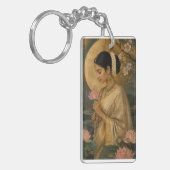 Flüstern des Lotus Schlüsselanhänger (Vorderseite links)