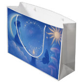 Flüstern des Mondes Große Geschenktüte (Rückseite Schrägansicht)