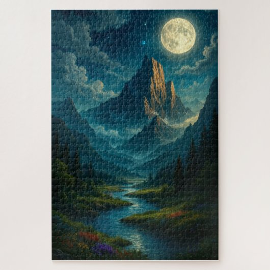Flüstern des Mondlicht-Vale-Puzzles Puzzle (Vertikal)